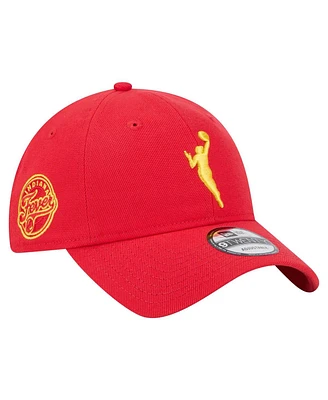 New Era Men's Red Indiana Fever 9TWENTY Adjustable Hat