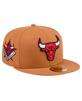 New Era Men's Tan Chicago Bulls Color Pack 59FIFTY Fitted Hat