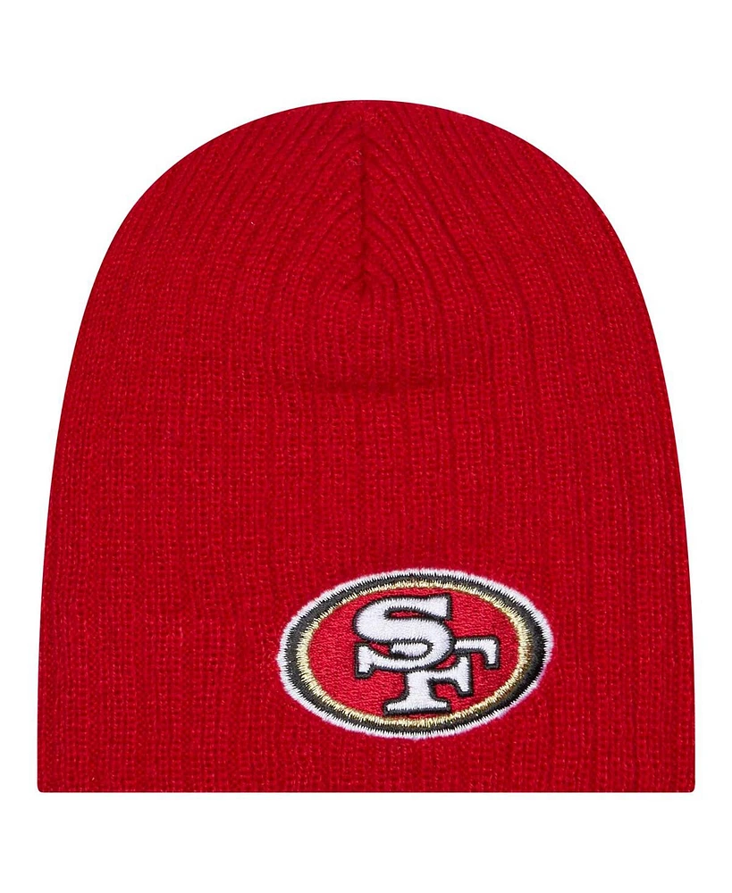 New Era Baby Boys and Girls Scarlet San Francisco 49ers Mini Knit Hat