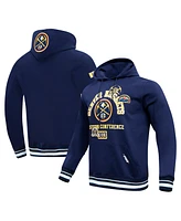 Pro Standard Men's Navy Denver Nuggets Area Code Pullover Hoodie