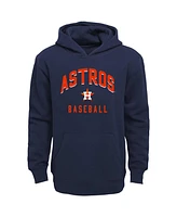 Outerstuff Baby Boys and Girls Navy/Heather Gray Houston Astros Play by Pullover Hoodie Pants Set