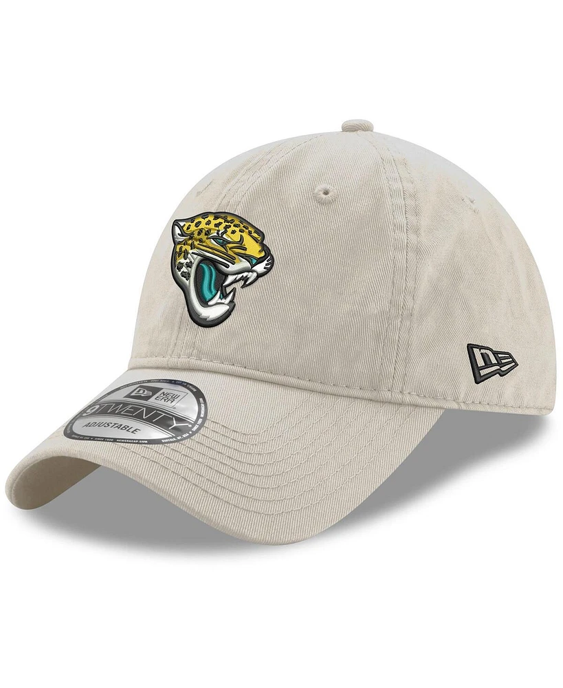 New Era Men's Khaki Jacksonville Jaguars Playmaker 9TWENTY Adjustable Hat