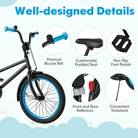 Kids Bike with Adjustable Handlebar and Saddle Perfect for Growing Riders