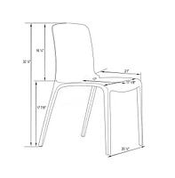 LeisureMod Murray Modern Dining Chair