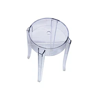 Plastic Dining Stool with Sturdy Seat and Legs for Kitchen and Dining Room