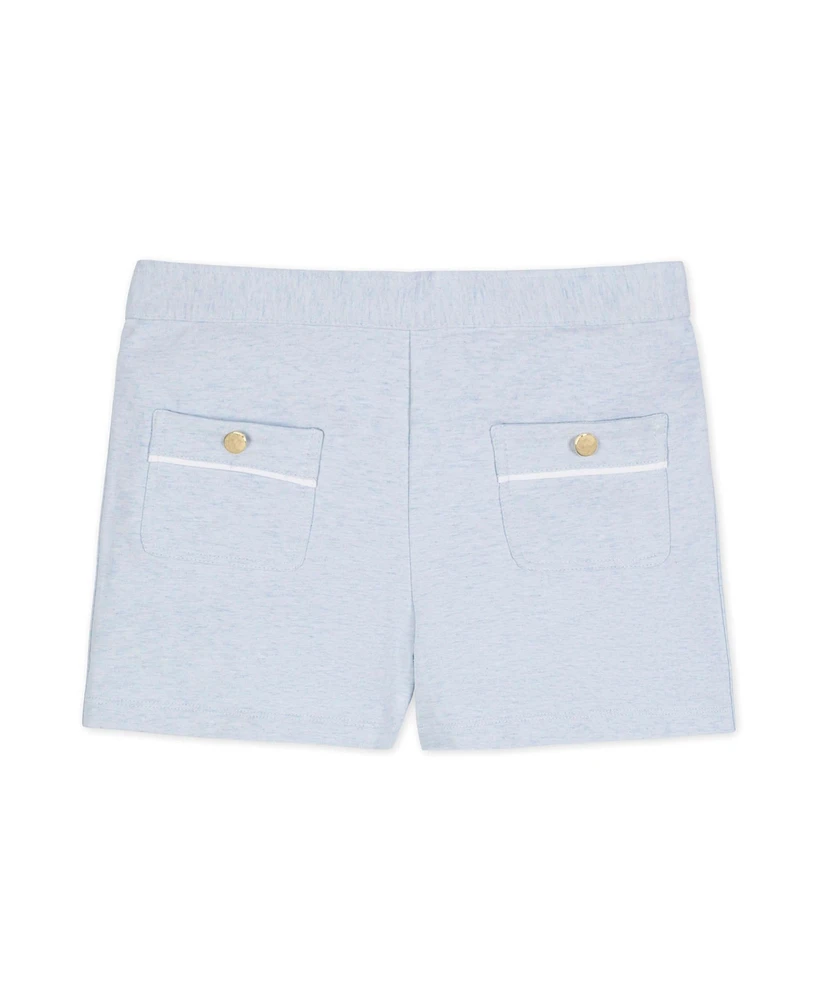 Hope & Henry Girls' Organic French Terry Pull-On Short