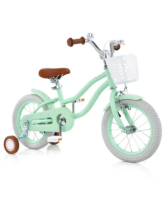 Kids Bike with Adjustable Seat and Bell for Kids 3-8 Years Olds