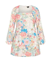 Plus Emmie Print Dress