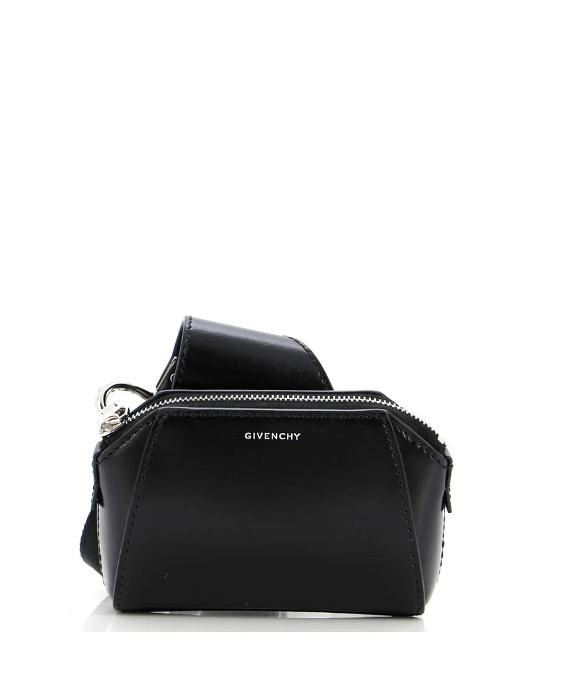 Pre-Owned Givenchy Mini Antigona U Crossbody Bag Leather