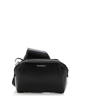Pre-Owned Givenchy Mini Antigona U Crossbody Bag Leather