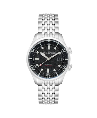 Spinnaker Men's Bradner Automatic Solid Stainless Steel Bracelet Watch, 42mm