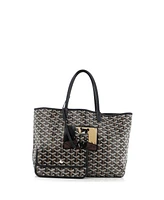 Pre-Owned Goyard Pm Saint Louis Tote Printed Coated Canvas