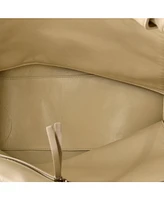 Pre-Owned Balenciaga Large Logo Tote Shearling
