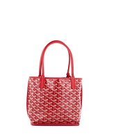 Pre-Owned Goyard Mini Anjou Reversible Tote Coated Canvas