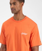 Tommy Hilfiger Men's Relaxed Fit Short Sleeve Crewneck Logo Graphic T-Shirt