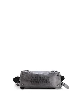 Pre-Owned Balenciaga Small Neo Cagole City Bag Embossed with Crystals