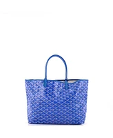 Pre-Owned Goyard Pm Saint Louis Tote Printed Coated Canvas