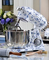 Laura Ashley Floral-Print 6L 6-Speed Die-Cast Stand Mixer