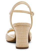 Anne Klein Women's Rosy Bow Block Heel Dress Sandals