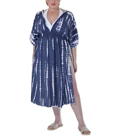 Ravyia Plus Tie-Dyed Cover-Up Dress