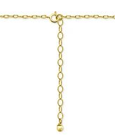 Giani Bernini Cubic Zirconia Bezel Set Solitaire Pendant Necklace, 16" + 2" extender, Exclusively at Macy's