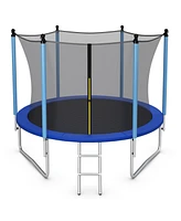 Outdoor Trampoline with Safety Closure Net