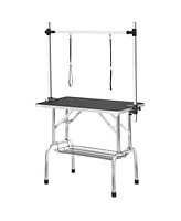 35.4" Professional Pet Grooming Table Blue