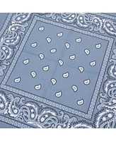 Bioworld Lightweight Blue 22"x22" 6-Pack Bandana Set