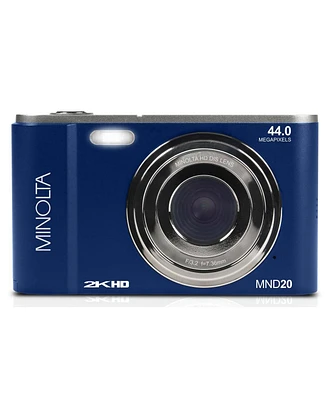 Minolta Minolta MND20 44 Mp 2.7K Ultra Hd Digital Camera (Blue)