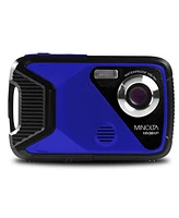 Minolta MN30WP 21MP Full Hd 2.8" Touch Lcd Screen Waterproof Digital Camera, Blue