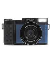 Minolta MND30 30MP 2.7K Qhd 3.0" Lcd Screen Digital Camera, Blue