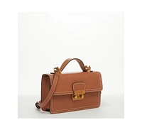 Susu The Jessica Brown Leather Crossbody Bag