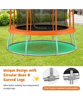 Unique Flower Shape Trampoline with Galvanized Steel Frame