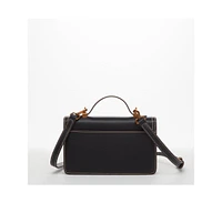 Susu The Jessica Small Leather Crossbody Bag Black