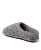 Dearfoams Men's Asher Marled Knit Clog House Slipper