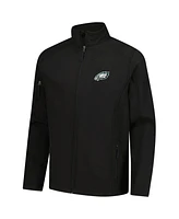 Dunbrooke Men's Black Philadelphia Eagles Sonoma Softshell Full-Zip Jacket