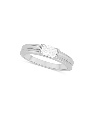 And Now This Cubic Zirconia Band Ring