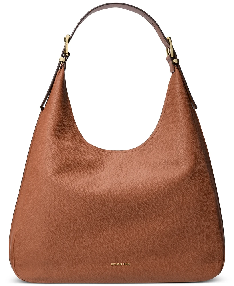 Michael Kors Nolita Large Leather Hobo Shoulder Bag
