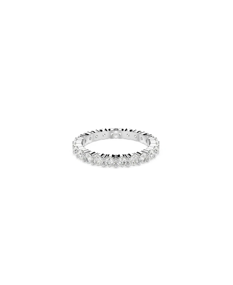 Swarovski Crystal Round Cut Vittore Band Ring