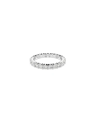 Swarovski Crystal Round Cut Vittore Band Ring