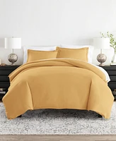 ienjoy Home Double Brushed Solid Duvet Cover Set