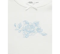 Little Me Baby Girls Roses Short-Sleeve Cotton Bodysuits, Pack of 3