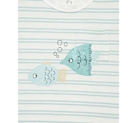 Little Me Baby Boys Aquatic T-Shirt & Shorts, 2 Piece Set