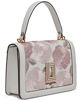 Karl Lagerfeld Paris Simone Embroidered Flap Crossbody