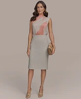 Donna Karan New York Women's Linen-Blend Pencil Skirt