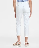 Liverpool Los Angeles Women's Rolled-Cuff Keeper Boyfriend Cropped Jeans