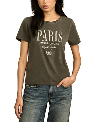 Lucky Brand Women's Paris City Of Lights T-Shirt
