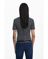 Desigual Women's Striped short-sleeve T-shirt