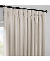 Half Price Drapes Alabaster Beige Extra Wide Room Darkening Curtain