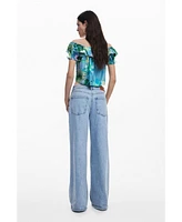 Desigual Women's Ruffle blouse